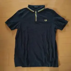 FRED PERRY フレッドペリーポロシャツ ブラックイエローライン月桂樹