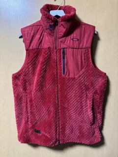 OAKLEY スカル刺繍 ダウンベスト ライトブルー キルティング y2k 