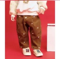 【リンク】tiny bear 刺繍パンツ 10分丈