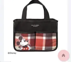 新品未使用 sweet 付録 ブルーレーベル ミッキーマウス インテリアバッグ