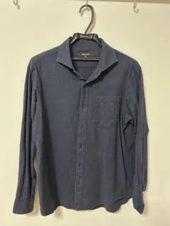 COMME CA MEN 長袖シャツ 胸ポケット付き