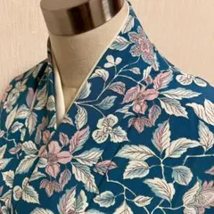 KJ2399 洗える着物 小紋 身丈153cm ポリエステル 化繊