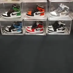 ハイカットスニーカーミニチュア 6足セットまとめ売り