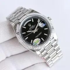 ROLEX Day-Date 自動巻き時計 黒