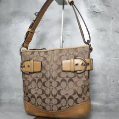 COACH コーチ ソーホー シグネチャー ショルダーバッグ キャンバス y2k