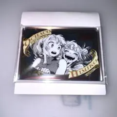 ヒロアカ　原画展　パブミラー風アクリルステッカーコレクション　お茶子　ヒミコ