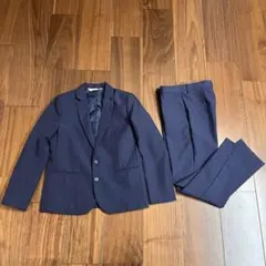 極美品！ H&M 子供用 ブレザー セットアップ 上下セット 135サイズ 紺色