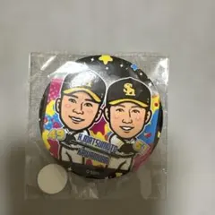 若鷹ガチャ 後半戦ペアver 缶バッジ 松本晴　川村友斗