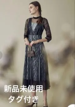 レースワンピース ドレス パーティドレス　チョーカードレス　結婚式　二次会