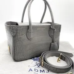 極美品】J&M DAVIDSON ハンドバッグ オリビア BOX クロコ型押し - メルカリ