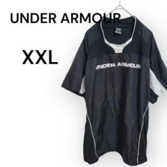 【UNDER ARMOUR】 トップス XXL 黒/白