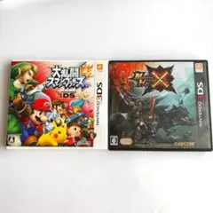 大乱闘スマッシュブラザーズ モンハンクロス 3DS 2本セット