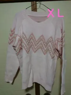 ピンクのセーター　ＸＬ