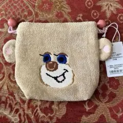 ラブラリーバイフェイラー ドアップテディガール　ニナ 耳付き巾着