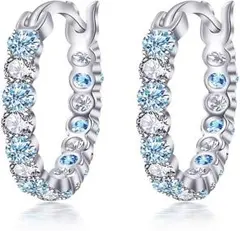 e135ピアス レディース 人気 フープピアス 最高級ジルコニア