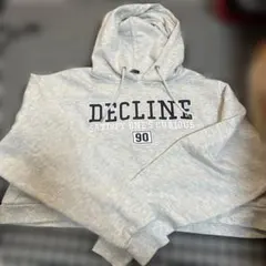 JREVE グレー フード付きパーカー