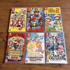 Switch ソフトまとめ売り6本　スーパーマリオ
