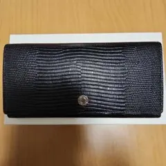 TOPKAPI 長財布 ブラック 型押し レザー 大人 シンプル レディース