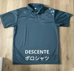 週末限定お値下げ 極美品 メンズ DESCENTE ポロシャツ ネイビー