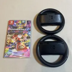 た*ん様 マリオカート8デラックス Joy-Conハンドル2個付