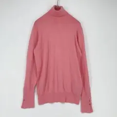 ZARA ザラ ピンク タートルネック ニット Mサイズ