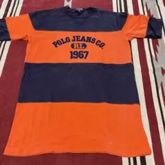 POLO JEANS CO.RALPH LAUREN オレンジネイビーボーダー