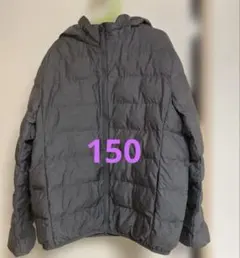 ユニクロ　中綿コート　グレー　150