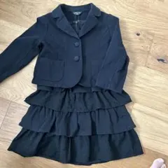 COMME CA ISM黒ジャケットとワンピースセット