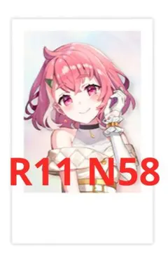 笹木咲 6周年 チェキ風カード にじさんじ