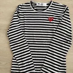 PLAY COMME des GARCONS ボーダー長袖Tシャツ XXSのサムネイル