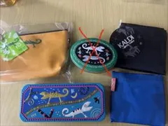 KALDI トカゲチョコ缶セット➕エコバッグ青