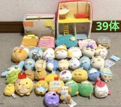 すみっコぐらし　てのり　ハウス　お家　ぬいぐるみ　39体　まとめ売り　レアあり