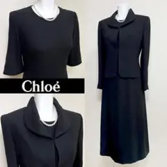 ROME様専用◎当日発送可能【美品】クロエ　東京イギン　高級喪服礼服ミモレ丈♯