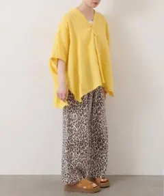 journal standard luxe リネンワッシャー Vスキッパーシャツのサムネイル