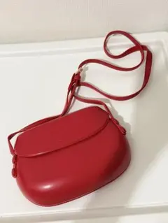 ハローキティ ショルダーバッグ レッド ミニバッグ 赤 可愛い