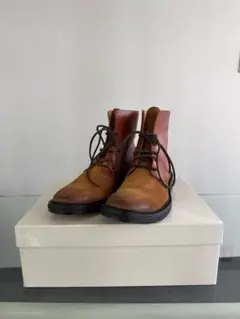 ヴィンテージ マルタンマルジェラ ブラウンブーツ 41箱あり 2026年最新】Maison Martin Margiela メンズ ブーツ・革靴の人気