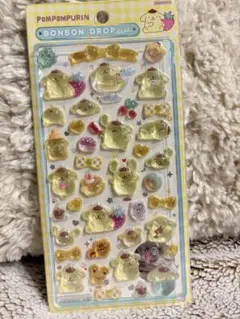 国内正規品✨サンリオ ボンボンドロップシール　ポムポムプリン