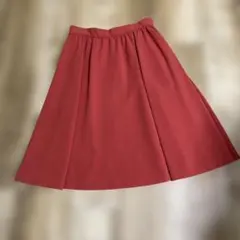 オレンジ フレアスカート ひざ丈のサムネイル