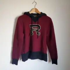 Ralph Lauren Rugby / フード付きニットパーカー　赤