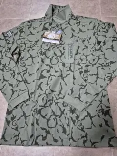 新品「寅壱」迷彩柄長袖ポロシャツ