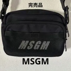 MSGM ナイロンショルダーバッグ　ブラックのサムネイル