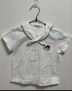 familiar 襟付きポロシャツ ホワイト