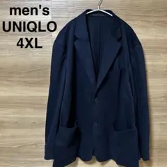 メンズ　長袖　4XL 紺　ユニクロ　ポリエステル　コンフォートジャケット