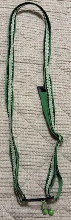 ミセスりんご棒用ストラップショルダーグリーンブラック⑩