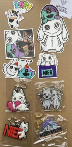 NieR アクリルキーホルダー ステッカー セット