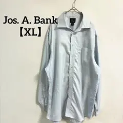 JOS.A.BANK 100%コットン長袖シャツ チェック柄 XL相当