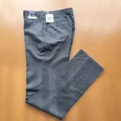 【新品タグ付き】イタリア製ウールスラックス 88cm　ダックグレー