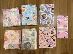 ディズニープリンセス柄生地はぎれセット