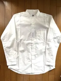 バンドカラーシャツ m