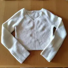GU クロップドニット　ニット　セーター　①